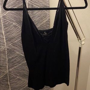 Free people Intimately Cross front tank top